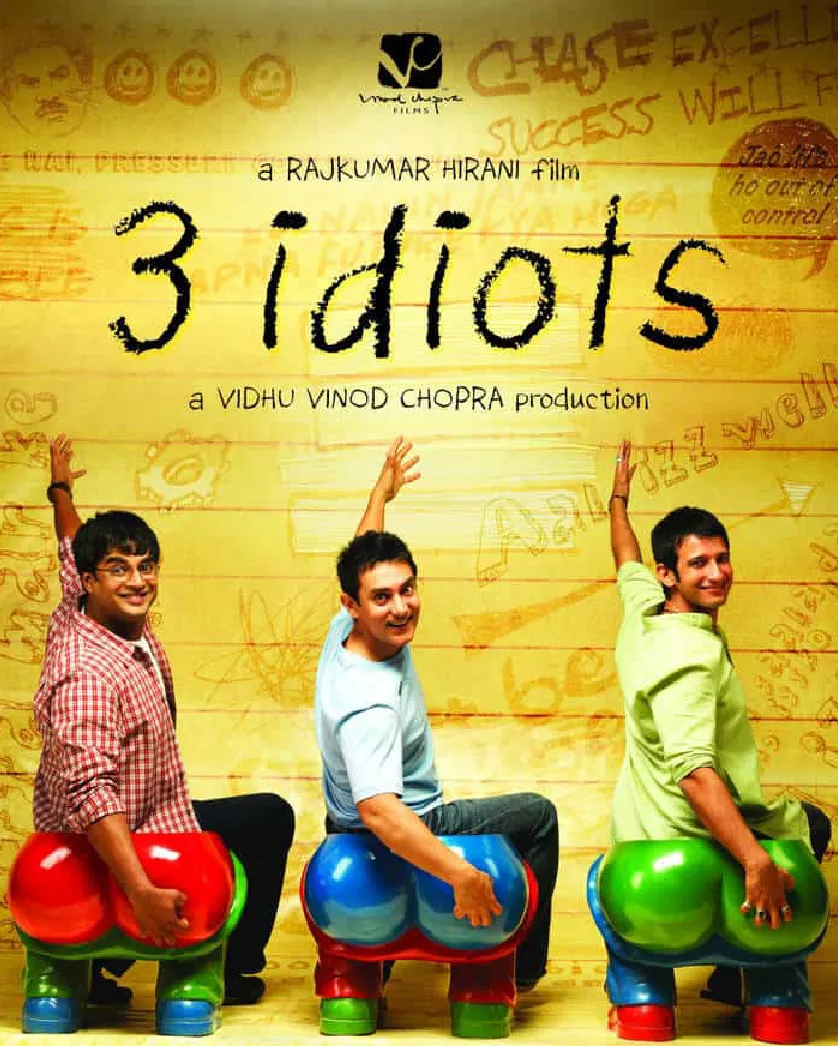 3 Idiots — Rajkumar Hirani, Vidhu Vinod Chopra